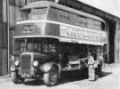 Damaged [?Doncaster Transport bus]