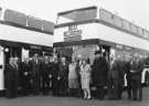 Handing over ceremony of 30 Daimler / Park Royal double decker motorbuses, Greenland Road garage