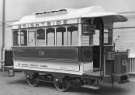 Sheffield Corporation Tramways horse car tram No. 15, probably at Tramway Museum Society, Crich 