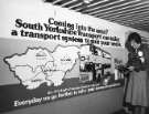 South Yorkshire Passenger Transport Executive (SYPTE). Display panel in the Yorkshire and Humberside Development Association's exhibition train, 7 - 18 Jun 1976