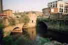 View: t11422 Confluence of the River Sheaf and the River Don showing (left) the Blonk Bridge and Castlegate