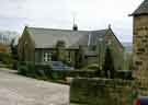 View: t11466 Former High Bradfield Church School, junction of Loxley Road and (right) Woodfall Lane