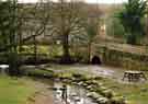 View: t11486 View from Smithy Bridge Road of (right) Mill Lee Road and (top centre) Bradfield Parish Council Offices, Low Bradfield