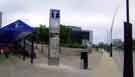 View: t11540 Entrance to the Pond Street Transport Interchange from (right) Sheaf Street