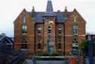 View: t11603 School of Law, University of Sheffield (formally known as St. George's Hospital and Winter Street Hospital), junction of Winter Street and Mushroom Lane