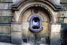 View: t11637 Drinking fountain set in the wall of the Old Court House (formerly the Town Hall), Waingate