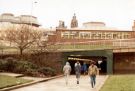 View: t11829 Subway under Arundel Gate from Howard Street showing (left) Town Hall Extension and (centre) the Motor Taxation office