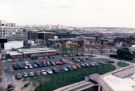 View: t11852 Surrey Place car park showing (centre left) the Motor Taxation offices (latterly the Schools Library Service)