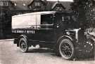 View: t11918 Van belonging to Wild and Hague, tea dealers, Nos. 150 - 152 Devonshire Street