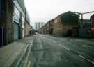 View: t12044 Milton Street at the junction of Fitzwilliam Street showing (left) Swift Performance Ltd., MOT Centre