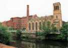 View: t12049 Nursery Street showing (left) John Aizelwood Ltd., Crown Flour Mills and (right) Holy Trinity C. of E. Church, Wicker