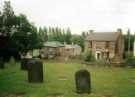 View: t12098 No. 48 Church Street, Ecclesfield from the graveyard of St. Mary's C. of E. Church