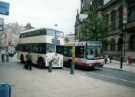 View: t12257 Sheffield Transport bus on hire for a wedding outside the Town Hall, Pinstone Street