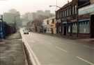 View: t12262 Corporation Street showing (right) No. 63 - 73 Bhambra Top Fashions, clothing wholesalers and (centre) Beds Galore