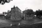 View: t12275 Junction of (left) Gleadless Common and (foreground) Hollinsend Road showing (right) Gleadless United Reformed Church