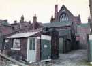 View: t12323 View from Vicar Lane of the rear of Church House (former Church of England Educational Institute), No. 4 St. James Street