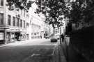 View: t12352 Campo Lane showing No. 9 Abbey Glen Laundry Co. Ltd. and (centre) Equity and Law Life Assurance Society Ltd., Equity and Law House, 