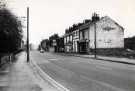 View: t12371 Ecclesall Road showing (l. to r.) Nos. 169 - 171 Curry Inn Restaurant, No. 173 Sheffield Dental Laboratories Ltd., No. 175, Bendix Self-Service Launderettet