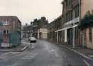 View: t12380 Green Lane looking towards Cornish Place showing (left) Henry Rhodes Ltd., spring manufacturers and engineers, Brooklyn Works and (right) former premises of Alfred Beckett and Sons Ltd., steel manufacturers