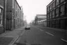 View: t12424 Carlisle Street East showing (right) Sanderson Kayser Ltd., Carlisle Works, (formerly Kayser Ellison and Co. Ltd.), Carlisle Street East