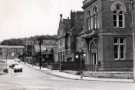 View: t12464 Upperthorpe showing (centre and right) Upperthorpe Library and baths and (left) The Sheffield Cooperage Ltd., brewers coopers