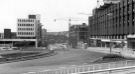 View: t12647 View of Charter Square looking towards Charter Row showing (right) Telephone House and the construction of Milton House