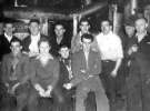 Rolling Mill employees, Hadfields Ltd. showing (back row, 2nd left) Mr R. Dobson 