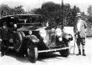 40 - 50 hp Rolls Royce car with windover enclosed landaulette body built for (right) Sir Robert Hadfield