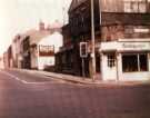 Junction of (left) Carver Street and (foreground) Division Street showing No.30 Xtravaganza, continental shoe shop