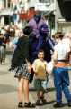 Street performer at The National Street Arts Festival, 'Streets of the North 98', Tudor Square