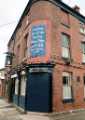 Fat Cat public house, No. 23 Alma Street and junction with (right) Cotton Mill Walk