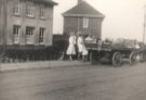 Charlie the fruit and vegetable man, Wordsworth Close c.1963