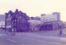 West Bar (foreground) at junction with (right) Lambert Street showing (centre right) Tenter Street Police Station