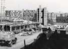 View: t14695 Park Hill Redevelopment Area, Part 1: [Park Hill Flats construction]. Blocks A and B and C superstructure showing (top right) Park Hill School