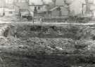 Park Hill Redevelopment Area, Part 1: [Park Hill Flats construction]. Shop excavations showing basement