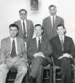 Sir John Osborn (1922 - 2015) MP (sitting centre): unidentified group