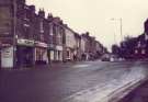 Junction of (left) Nile Street, (foreground) Whitham Road and (centre) Fulwood Road showing Nottingham Building Society, No. 213 Fulwood Road