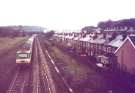 Railway line and rear of houses on Buttermere Road