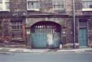 Entrance gate, Joseph Rodgers and Sons Ltd., cutlery manufacturers, Sheaf Island Works, Pond Hill