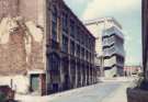 Joseph Pickering and Sons Ltd., cardboard box and carton manufacturers, Young Street looking towards Moore Street electricity sub station