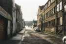 Blast Lane looking towards Broad Street showing (left) No. 18 Bramhall and Malkin, motor engineers