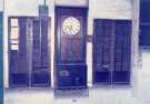 Works time clock, J. H. Dickinson Ltd., cutlery manufacturers, Lowfield Cutlery Forge, Guernsey Road and corner with Sark Road