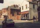 Typewriter Services (Sheffield), No. 18a Wellington Street at the junction with (right) Backfields