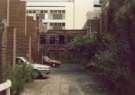 Rear of Cambridge Street from Backfields showing (top) John Lewis Ltd., department store