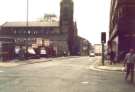 Junction of Division Street (foreground) and Carver Street (centre) showing St. Matthew C. of E. Church