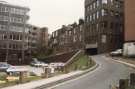 Scargill Croft looking towards (right) the rear of Wharncliffe House, offices, No. 44 Bank Street