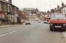 Abbeydale Road at the bottom of Gatefield Road looking towards the junction with Sheldon Road showing (back centre) St. Peter C. of E. Church, Machon Bank