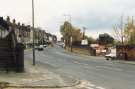 Chesterfield Road from the junction with (foreground) Beeton Road showing (right) entrance to former Frank Gresham and Co. Ltd., timber importers, Heeley Sidings