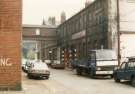 J and P Autos (right) trading in the former premises of Samuel Osborn and Co. Ltd., Clyde Works, Sheldon Row, off The Wicker