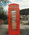 Telephone box, junction of Abbey Lane and Hutcliffe Wood Road